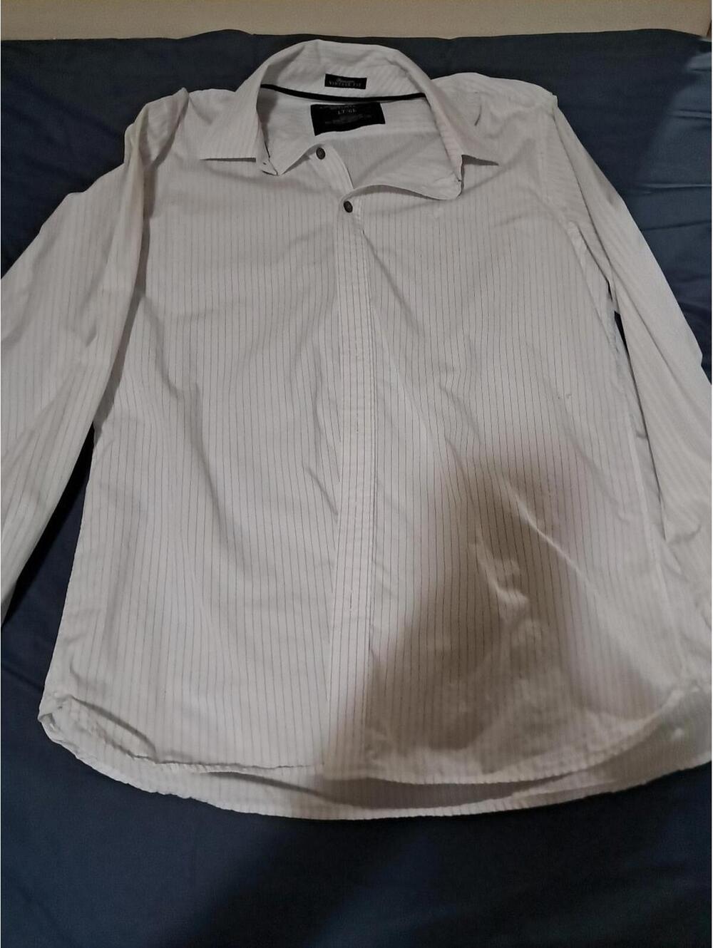 American Eagle Outfitters‎ Men'sdress White Stripes Size Large